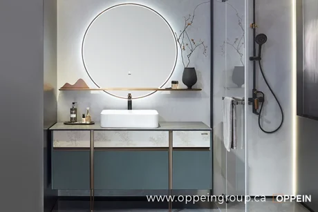 Chinese Style Green Bathroom Vanity for Sale - HEYDAY